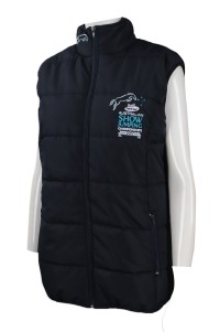 SU267 團體訂做夾棉背心校服 大量訂購夾棉背心校服款式 澳洲 TFS 校服褸生產商